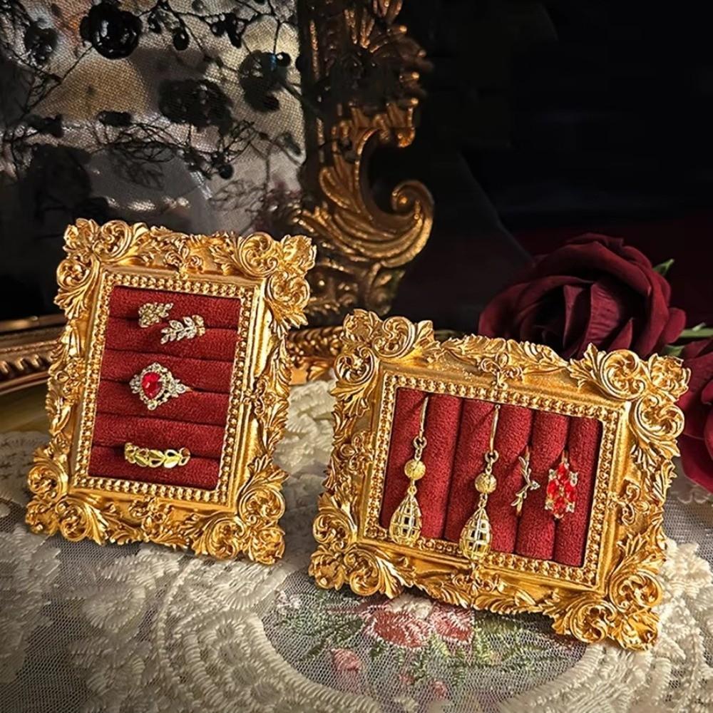 Velvet Jewelry Display Stand Resin Jewelry storage frame Photography Display Item Prop