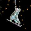 Colorful Christmas Tree Acrylic Pendant Plastic Ice Crystal Pendant  New Year