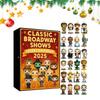 2025 Classic Broadway Shows Advent Calendar with Iconic Musical Character Collectibles 2025 Advent Calendar for Boys Girls Adult