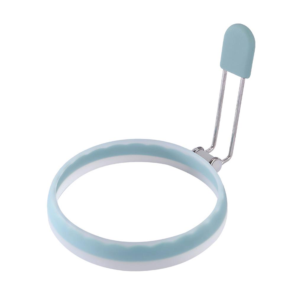 New Silicone Nylon Egg Ring Round Omelette Burger Patty Mold Translucent Frying Baking Practical Tool Sense of Ritual Egg Ring