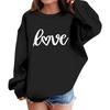 Kinder Langarm Lockerer Pullover Buchstabenaufdruck Rundhals Sweatshirt