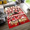 Arsenal Football Player Customizable Name Floor Mat Design for Study room Dormitory Foyer Outdoor Antislip Carpet Decorate Offices Spiritual Gift