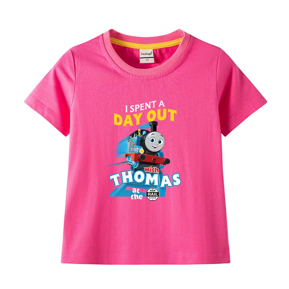 Boys' Pure Cotton Short-Sleeve Summer T-Shirt, 2022 New Children's Lightweight Half-Sleeve Top