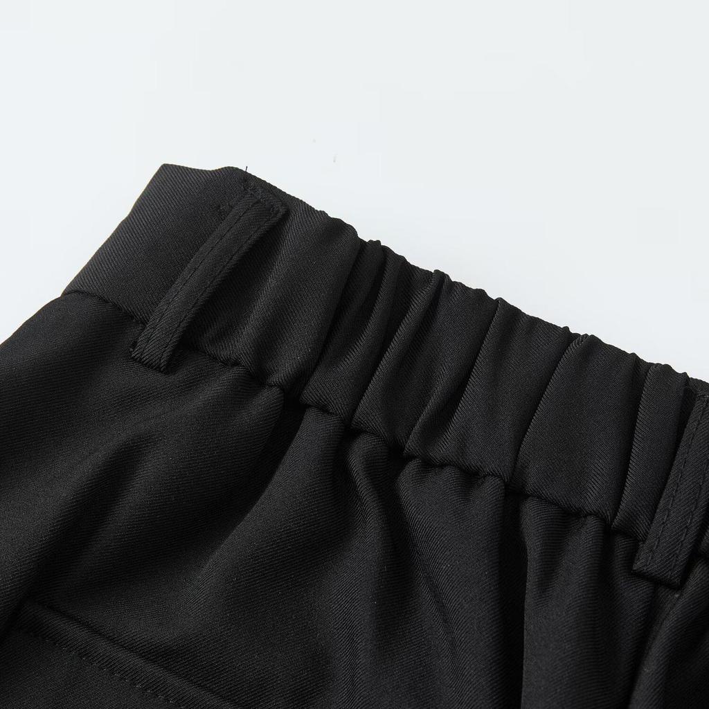 Men's High-end Wide-leg High-waisted Drape Pants for Early Spring 2026 - Casual Straight-leg Style