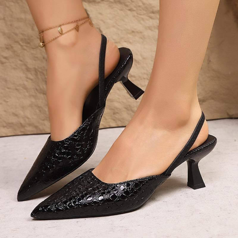 Women's Summer New Korean Fashion Baotou Overfoot High Heel Fashion Casual Roman Baotou Sandals