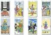 Tarot Card Waite Fortune Telling Brightly perfect for Includes a Japanese with 78-card Set, Edition, [Authentic] [Universal Tarot] colored, beginners.