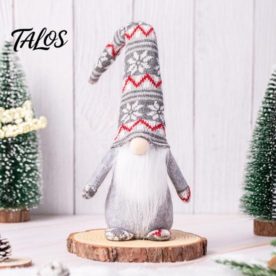 Gift Boxed Holiday Decoration Christmas Gnome Decoration, Plush Tomte Swedish Figurine, Soft Scandinavian Coffee Shop Display Ornaments Dwarf Doll for