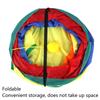 Katze 3-Wege-Tunnel Interaktiver Regenbogen Faltbarer Katzentunnel mit Spielball für Katzen Kätzchen