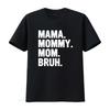 Happy Mother's Mama Mommy Mom Bruh Print T Shirt Perfect Motherhood for Vintage Washed Breathable Streetwear Unisex Soft