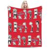 Diary Of A Wimpy Stuff Blanket Ultra-Soft Fleece  Throw Blanket Comfortable Quilt