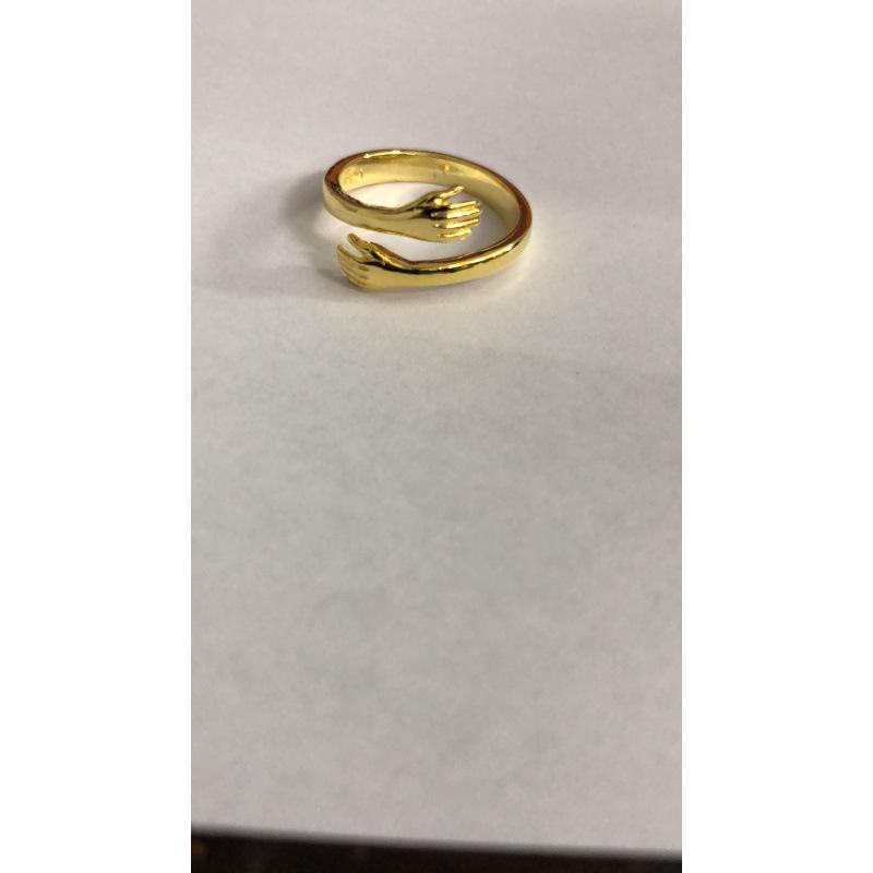 Carlisle Love Embrace Korean Couple Rings - Simple, Fashionable Open Design Adjustable