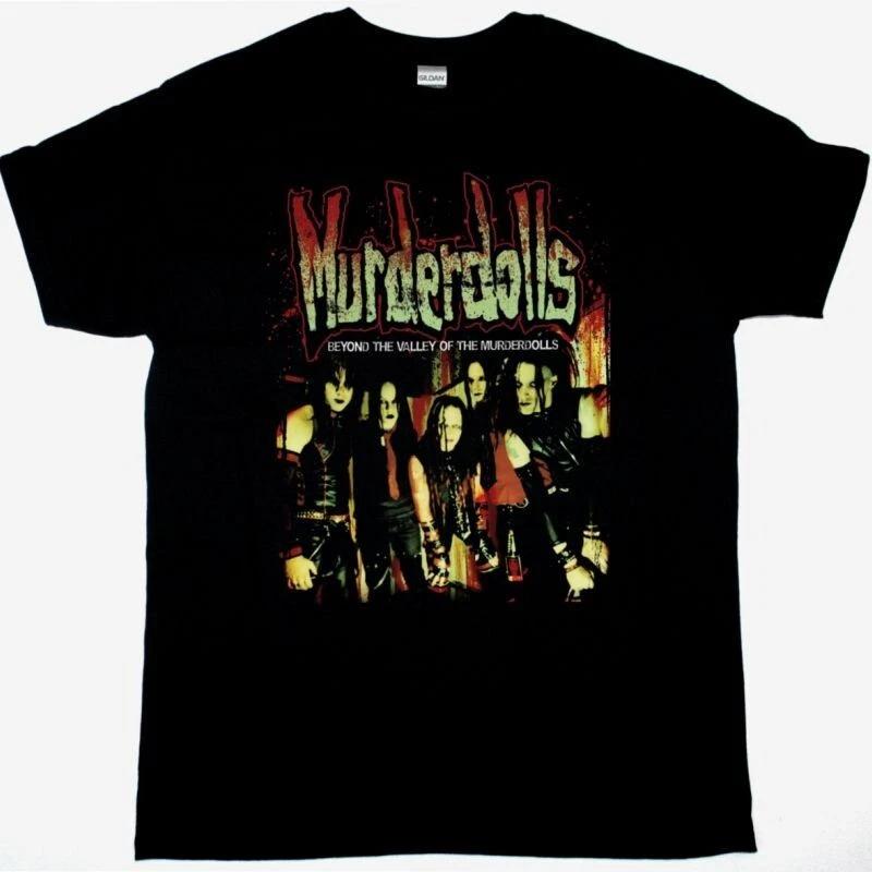 Men s and Women s T-shirts MURDERDOLLS BEYOND THE VALLEY OF THE MURDERDOLLS Cotton Black XXXL