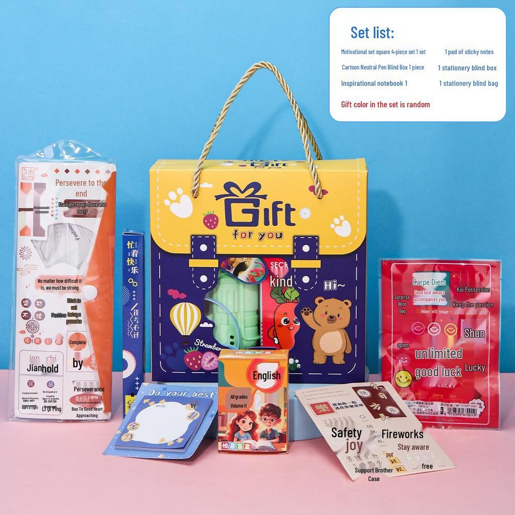 Back-to-School Gift Box: Ideal for Boys & Girls, Birthday Favors, Sharing Gifts, Rewards, Kindergarten & Primary School Students