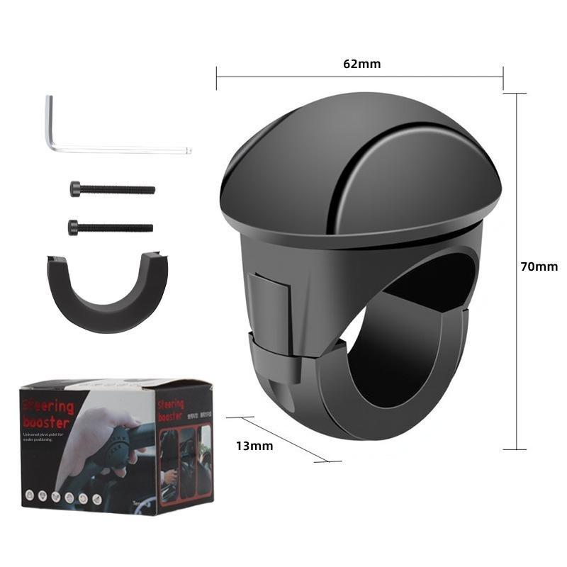 Car Steering Wheel Spinner Knob Power Assist Ball Anti Slip Silicone Steering Aid For Vehicle Single Hand Driving Control