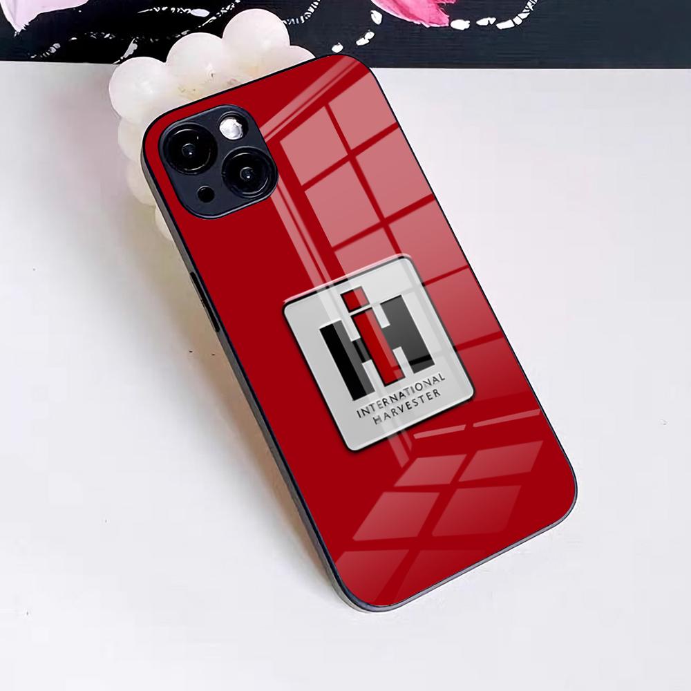 Case IH Tractor Logo Phone Case For IPhone 17 Pro Max 16 15 14 Pro Max 13 11 X Xs Xr 8 7Plus Glass Cover
