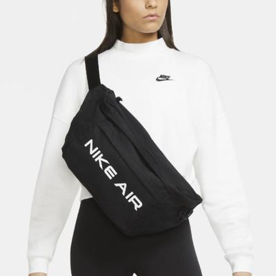 Poliestrowa Torba Crossbody Torba na Ramię Saszetka Biodrowa Regularna Unisex Czarna Casual DC7354-010