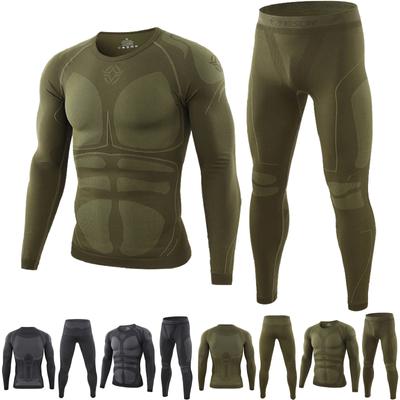 Men Camouflage Printing Fitness T-shirt Fast Drying Tops Pants Sports Basketball Tight Suit
