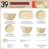 Jingdezhen Cream Style 39-Piece Ceramic Dinnerware Set