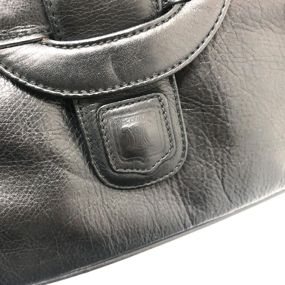 CELINE logo Crossbody bag, shoulder bag Shoulder Bag Leather Black