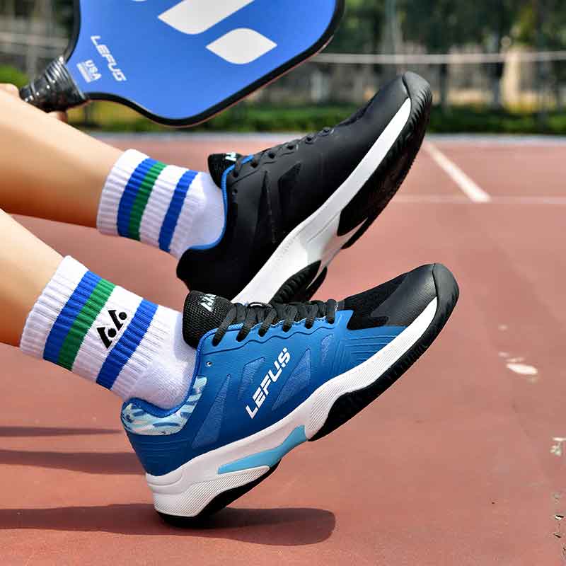 36-46 LEFUS Unisex Sneakers Shock-absorbing Anti-skid Wear-resistant and Breathable Badminton Shoes Professional Training Shoes