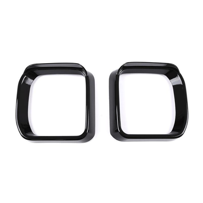 2pcs ABS Rearview Mirror Rain Block Frame Trim Cover Accessories For Land Rover Defender 90 110     2024