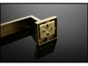 304 Stainless Steel Bathroom Set: Square Rack, Coat Hook, Toilet Paper Holder, and Brush