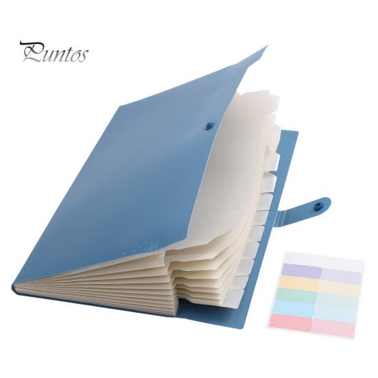 Plastic Document Organizer Expanding File Folder, Waterproof PP A4 Letter Size Durable School Case Organizer, Portable Receipt for And Office