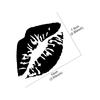 Car Stickers Kiss Lips Truck Window Door Laptop Vinyl Decals Windshield Motorcycle Waterproof Cute Decoration Car Accessories