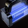 Anti-splash Water Camping Searchlight Dimmable with Side Lights Handheld Spotlight USB Rechargeable 2400mAh Battery