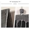 Realistic Skeleton Cloth Hanging Decoration For Halloween Yard Party Outdoor Scary Ghost Scene Setup With Durable Plastic Fabric Material