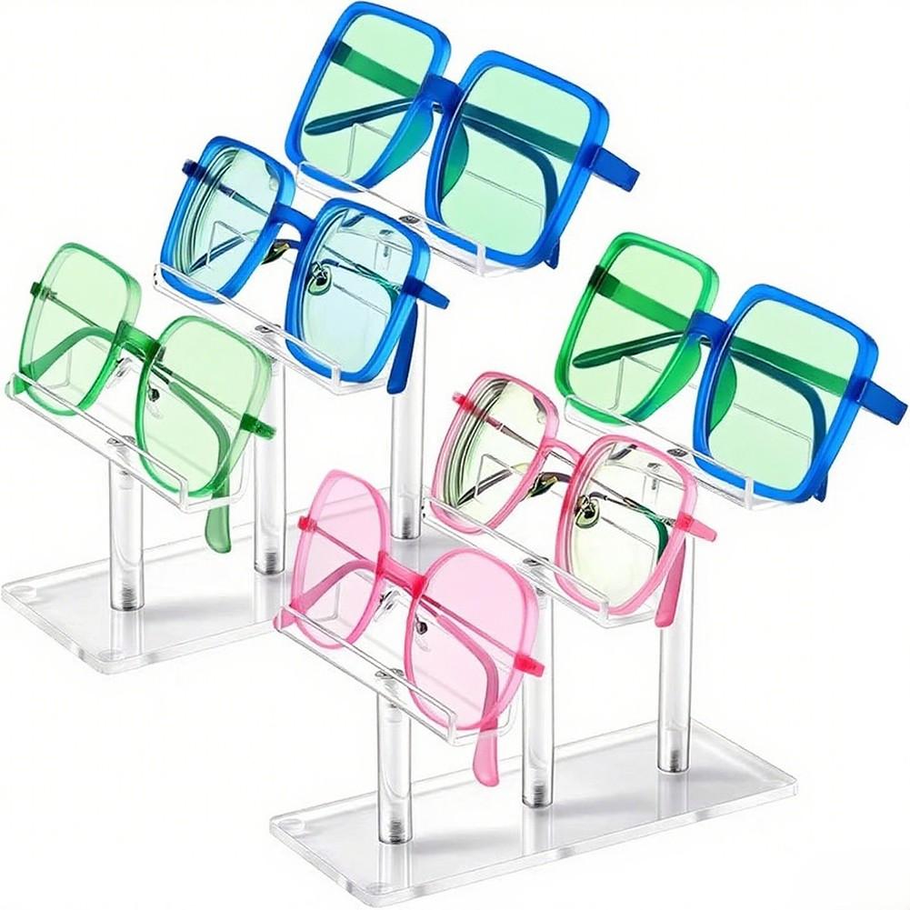 

Ample Storage Space 3-Tier Organizer Acrylic Sunglasses Display Three Levels