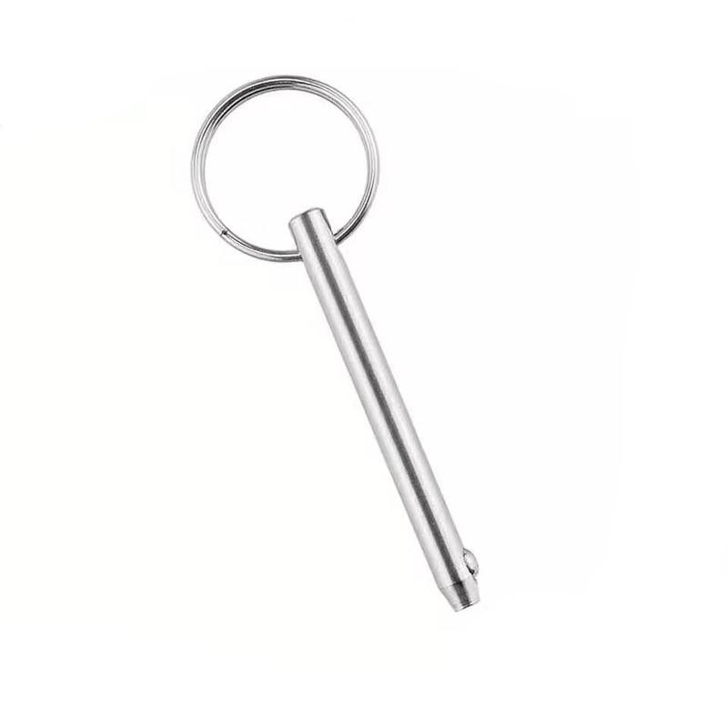 Hongtu 2pcs Diameter 6mm M6*32/45/50/60/70/80 Quick Release Ball Pin Locking Pin Steel with Nickel