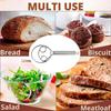 Danish Dough Bread Whisk Stainless Steel Handle Kitchen Baking Tools Pastry Manual Mixer Egg Beater Self Turning Cream Utensils