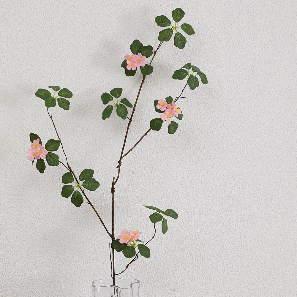 Large Faux Apricot Blossom Green Plant Vine for Wedding or Living Room Decor
