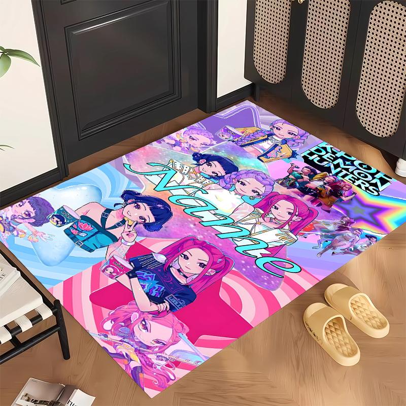 HUNTRIX (207) Personalized Name Office Carpet Stylish Decor for Living Room Bedroom Kitchen