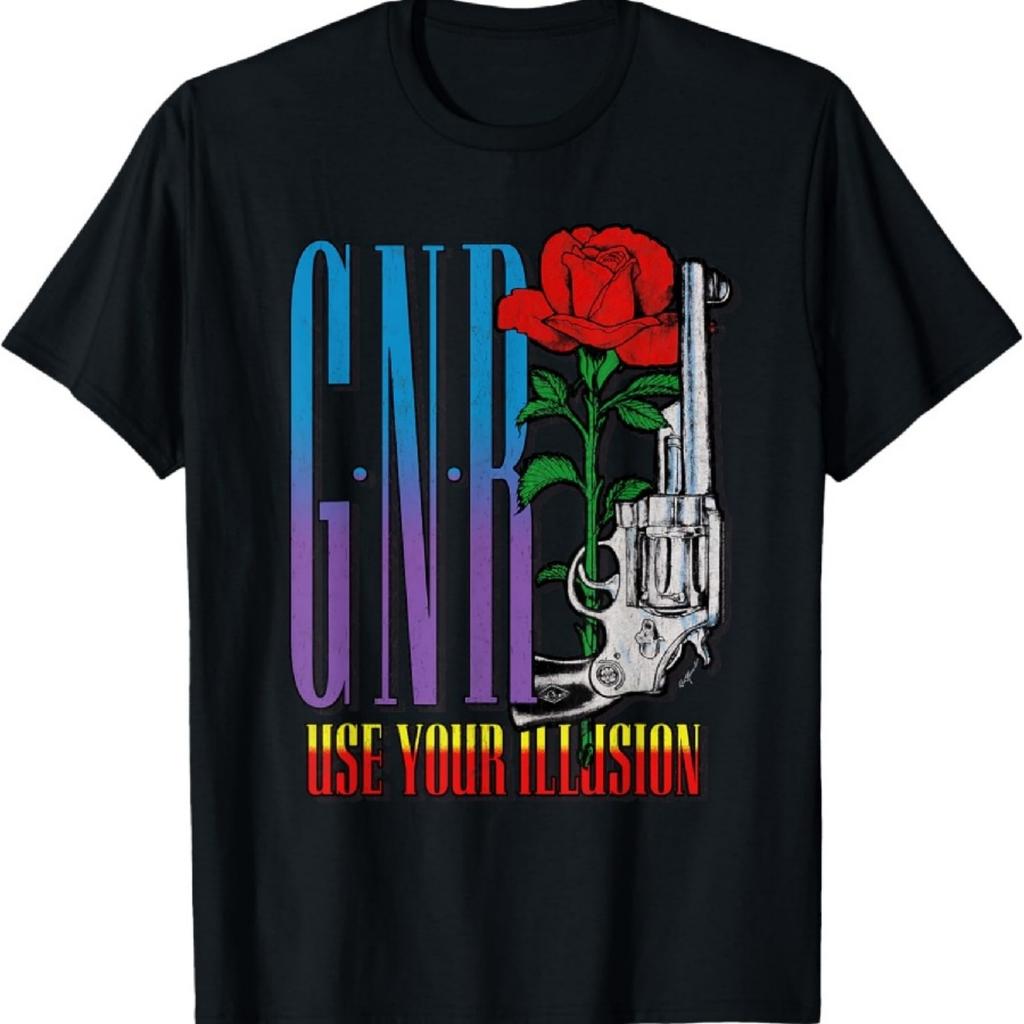 Guns N' Roses Offizielles Use Your Illusion Pistolen T-Shirt