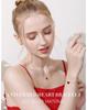 Women's Heart Antler Red Agate Bracelet - 925 Silver, Fresh Christmas Birthday Gift