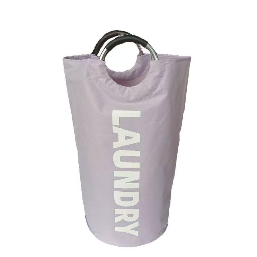 Padded Handle Waterproof Laundry Basket 82L Dirty Clothes Hamper  Laundry Room