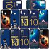 Cover for iPhone 17 16 15 Xiaomi Poco Redmi Note 14 13 12 11 Pro Max 9 Samsung Galaxy S25 S24 S23 OPPO Huawei Soccer Football No 10 7 No10 Phone Case