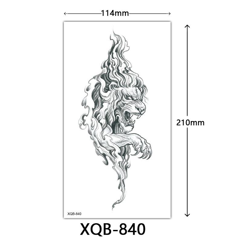 Small Full Arm Tattoo Sticker, Flower Letters, Plain Flower Tattoo Sticker Tattoo