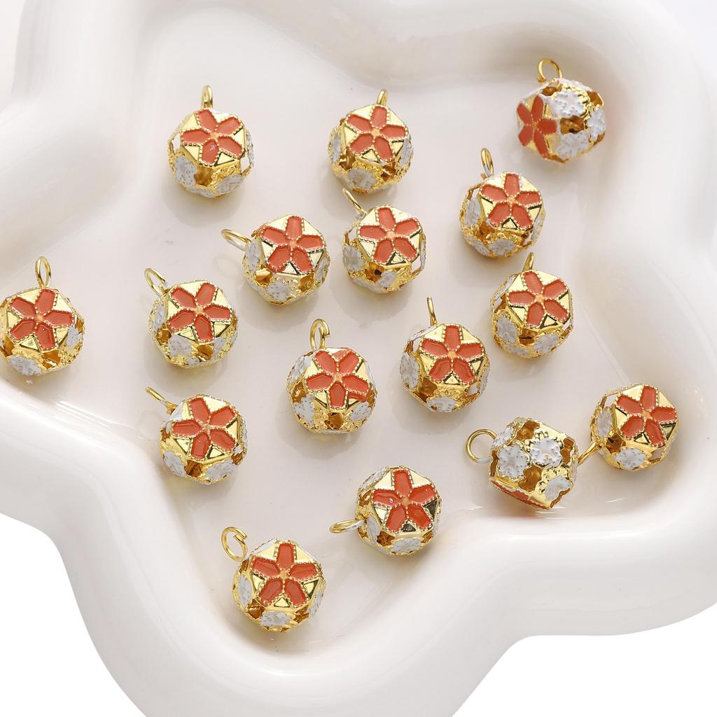 5-50Pcs Iron Colorful Bell For DIY Bracelet Necklace Keychain Accessories