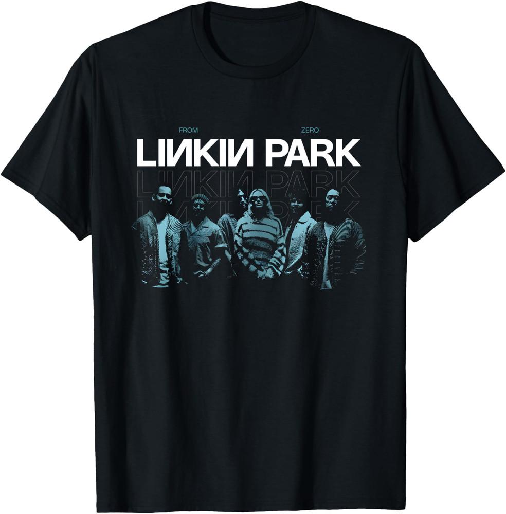 Linkin Park Rock Band T-Shirt, FZ Teal Band Photo Shirt, Gift for Fans Unisex T-Shirt XXXL