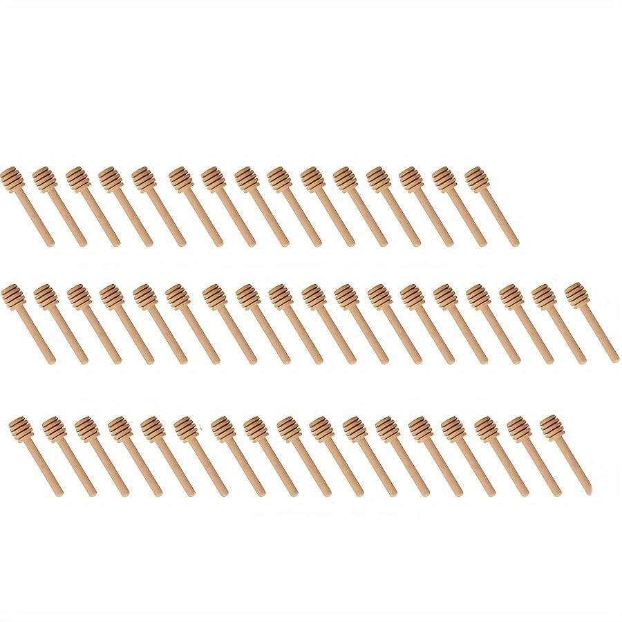 10pcs Mini Wooden Honey Spoon,Honey Long Handle Wooden, Honey Jar Supplies,Milk Tea Mixing Stick, Dessert Tools, Kitchen Gadget