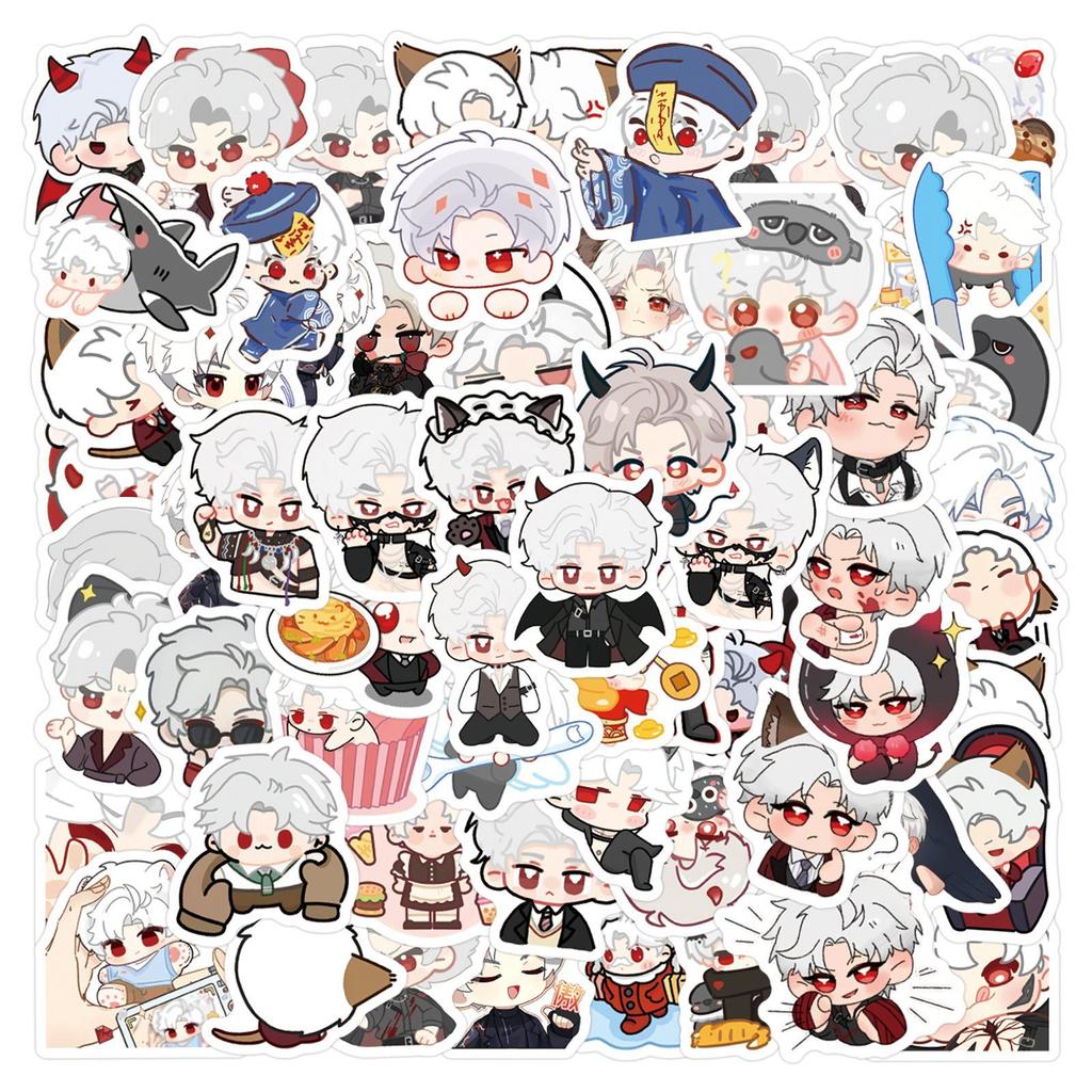 Hot Game Love and Deepspace Stickers Sylus Xavier Zayne Rafayel Caleb Cartoon Cosplay Character Stickers Decorate Prop Gifts