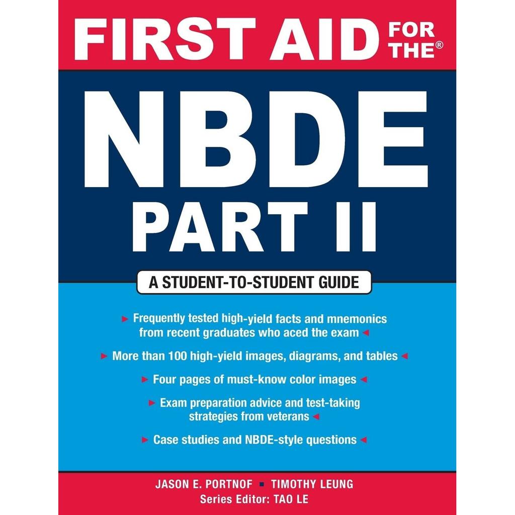 First Aid for the NBDE Part II Paperback UKN152