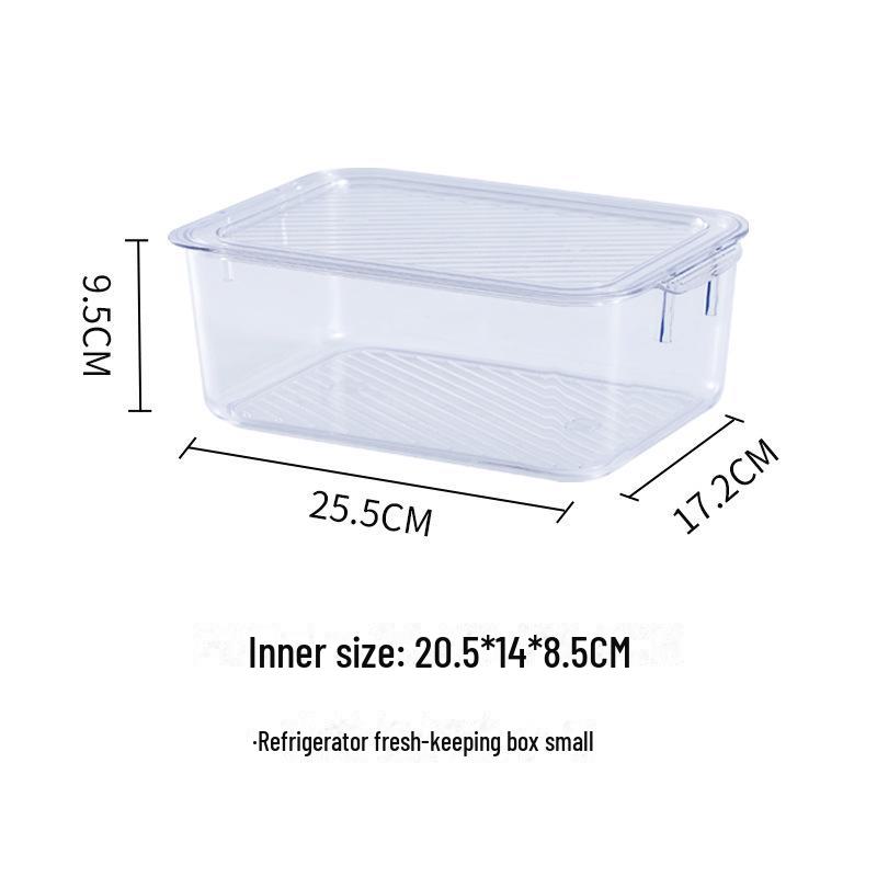 Kühlschrank Frischhalte-Aufbewahrungsbox mit Deckel für Lebensmittel, Obst, Gemüse und Eier