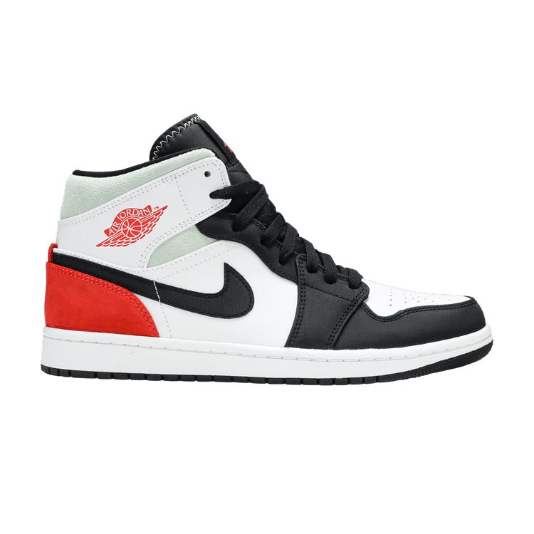 Air Jordan 1 Mid SE Red Black Toe 47.5