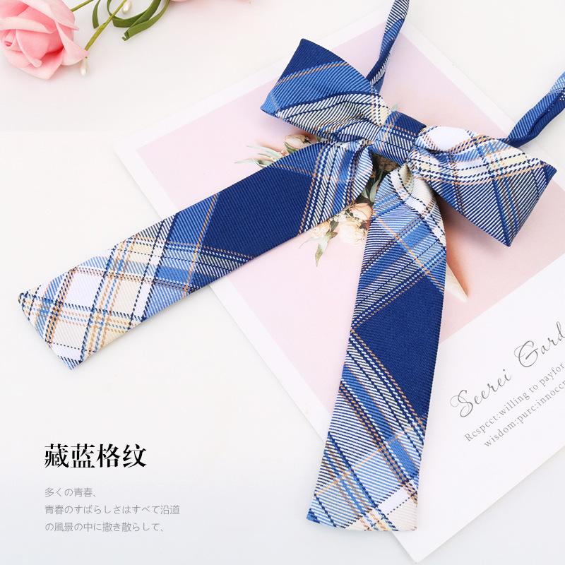 Japanese And Korean Version Of Female Collar Flower College Wind Ribbon Free Jk Bow Bow Graduation Photo Men'S Tie Sailor Suit Tide