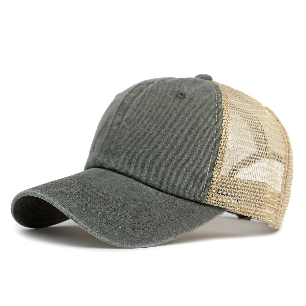 Women's Spring Summer Thin Breathable Mesh Baseball Cap Men's Cotton Cap Sunscreen Hat