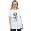 Disney Womens/Ladies Mickey Mouse Leprechaun Hat Cotton Boyfriend T-Shirt